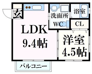 ピュルクールの物件間取画像